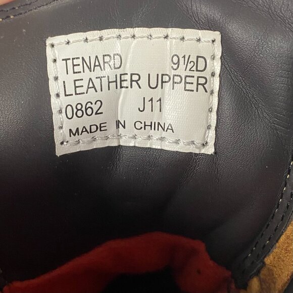 Polo Ralph Lauren Tenard Boots Men's 9.5 D Duck Boots Tan Brown Suede Leather - Picture 16 of 16